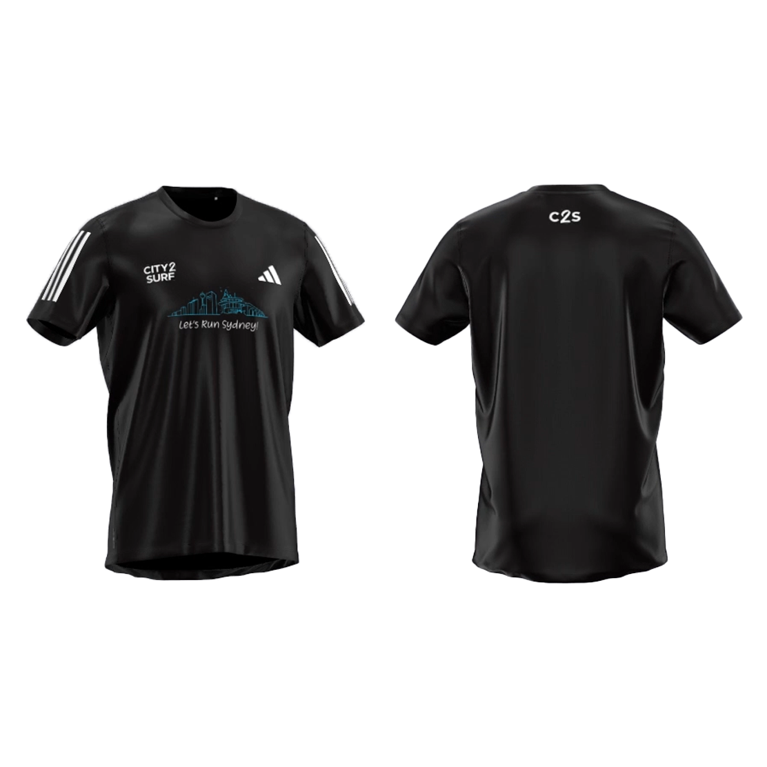 adidas City2Surf 2024 Men's Tee - Black