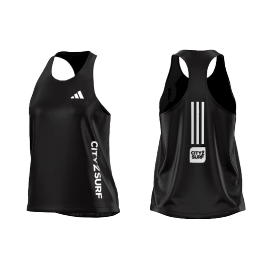 adidas City2Surf Women's Tank- Black