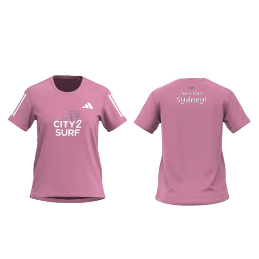 adidas City2Surf Women's Tee - Bliss Pink